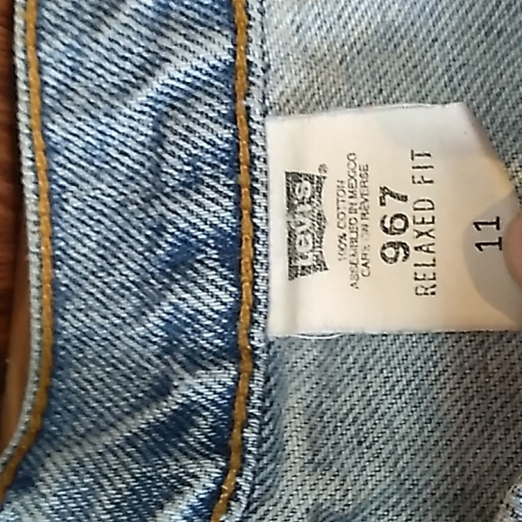 Vintage 1990s Y2K high rise Levis orange tag shorts 11 - Picture 3 of 6